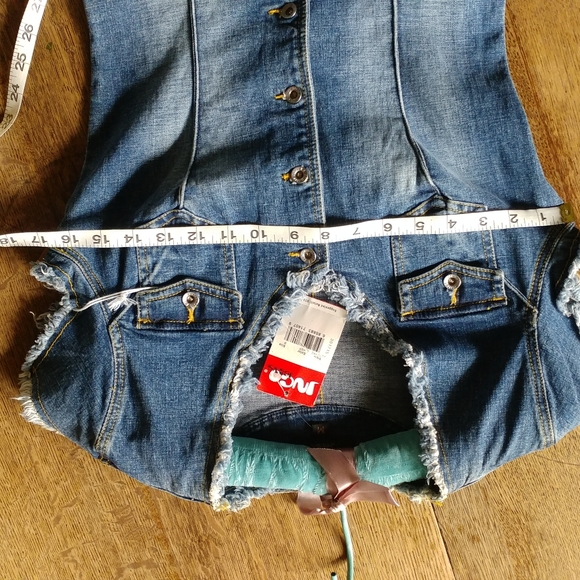 ◀ SOLD ▶JNCO Vintage Jean Jumpsuit Romper - Picture 13 of 16